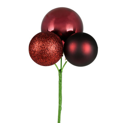 Ornement en forme de boule 18 po Vickerman, 4 par sac