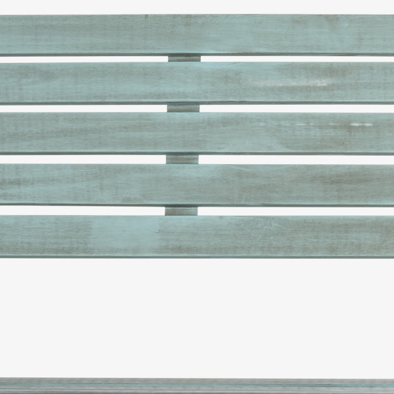 Banc de jardin en bois Mignardise, Bleu