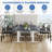 12 PCSC Conference Chairs Stackable Office Guest Mesh Chair Waiting Room Wheels