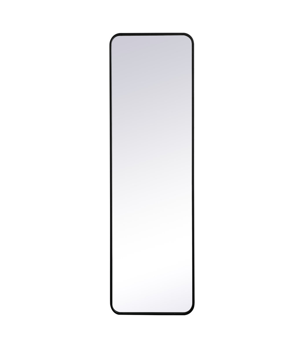 Sabine Accent Mirror, Black, 60" x 18"
