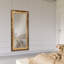 Miroir de déclaration 64 "en bois sculpté à la main H 64" Enijah