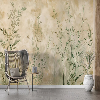 Douce brise botanique sur toile sableuse