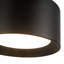 Uma 7-in Black dimmable LED Semi-Flush Mount-476479918-476479916