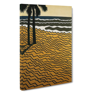 XC1022-3783X Retro Beach - Wrapped Canvas Print