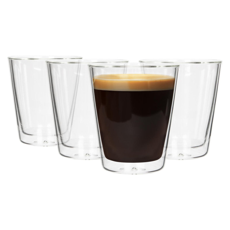 Rink Drink 200ml Double Walled Glasses - Set of 4