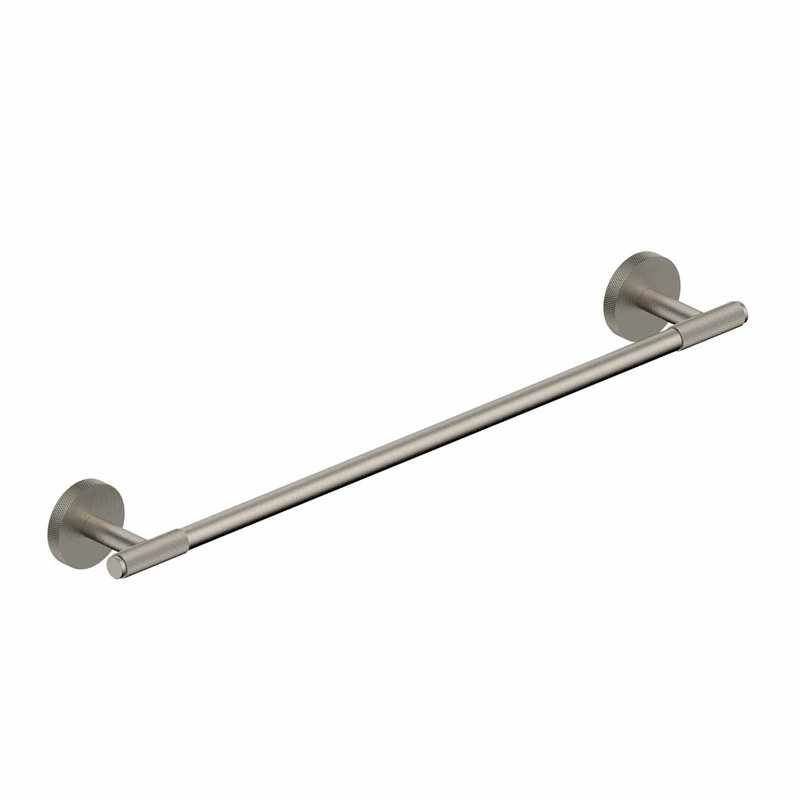 Barre à serviettes murale 25,7 po Klass, Nickel brossé, H 2,1 po x L 20 po x P 2,7 po