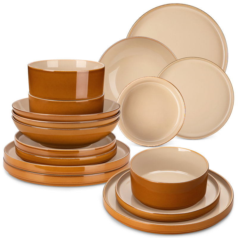 Piece Stoneware Dinnerware Set - Service for 4