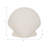 Coastal Shell Stoneware Figurine with Textured Design and Sculptural Detailing for Nautical and Beach-Themed Decorative Accents
