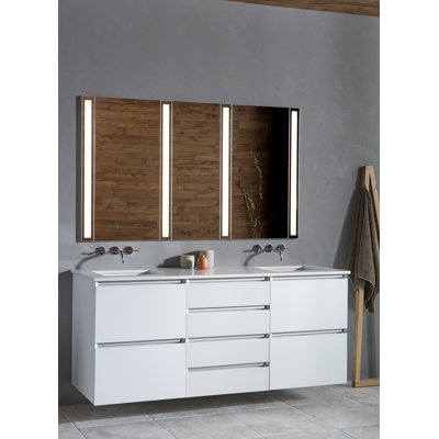 Cartesian Vanity 60" W (8 Drawers)