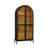 Peko 2-Door Display Cabinet, Brown-130703881