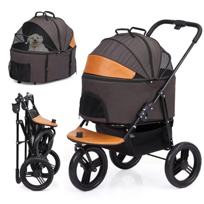 Foldable Pet Jogger Stroller with