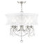 Lustre cylindrique à 6 lumières avec accents de cristal Widner-1938479998-1938479996