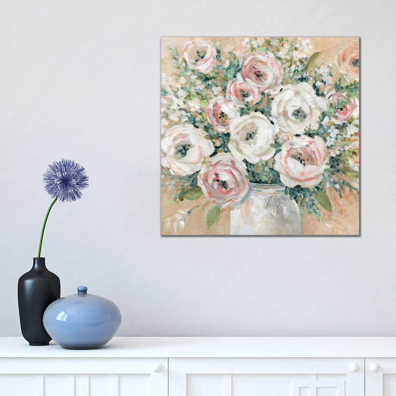 Pretty In Pink by Carol Robinson - Wrapped Canvas Painting, 45.72 cm H x 45.72 cm W x 1.91 cm D