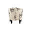 Fauteuil d'appoint à dossier rond en tissu Vintage Design-Inspi