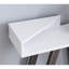 Bureau d'écriture rectangulaire, bureau d'ordinateur, bureau à domicile, petit bureau-973243966-973243965