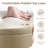 Duanys Faux Leather Upholstered Round Storage Ottoman-1694189602