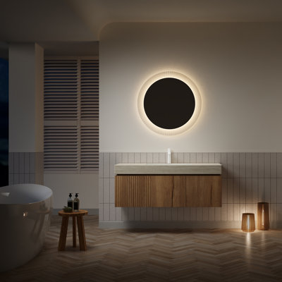 Ensemble de meuble-lavabo simple 48 po avec lavabo ceremique, armoire de rangement murale avec plateau en pierre frittée