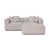 Cream Polyester Blend selected