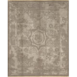 Heritage Oriental Area Rug in Gray