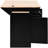 55.7" Kitchen Island With 2 Drop Leaf, Rolling, Power Socket, Folding Dining Table, 3 Drawers, Storage Area Cabinet, Black Mobile Cart, Plug, Storage, Look-1777911571