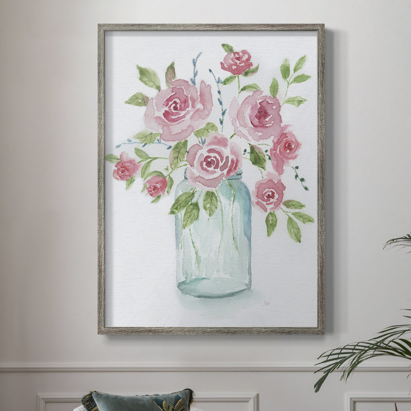 Adorable II Framed Print - Solid Wood 46729, 11" H x 9" W