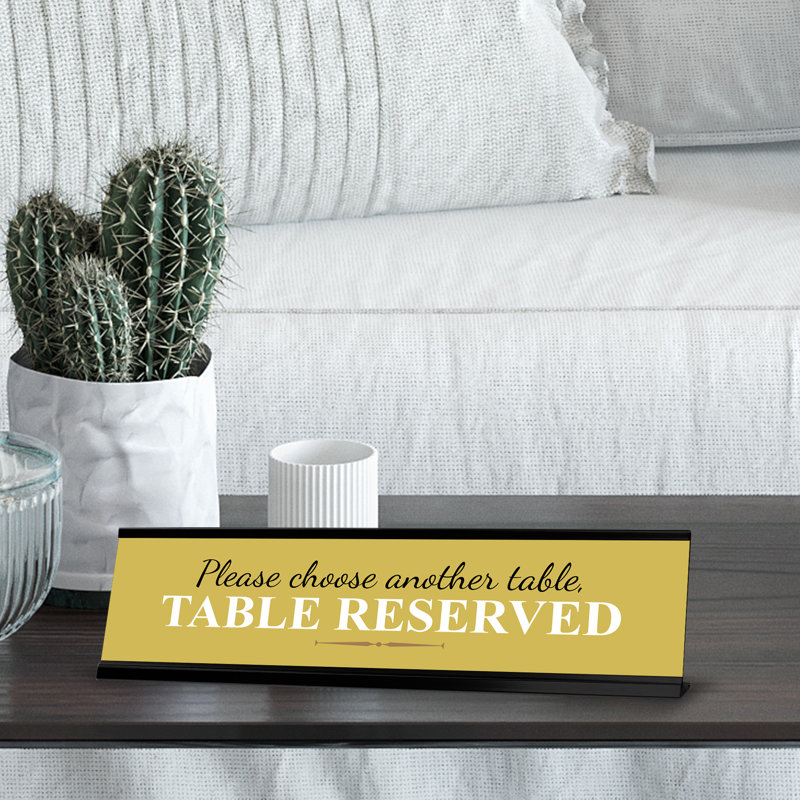 Veuillez choisir une autre table
