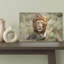 Golden Mane Lion Contemporary Wall Art Print by Jeffrey C. Sink - 1 Piece Wrapped Canvas Wall Art-365537856