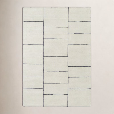 Caely Hand-Tufted Geometric Rug