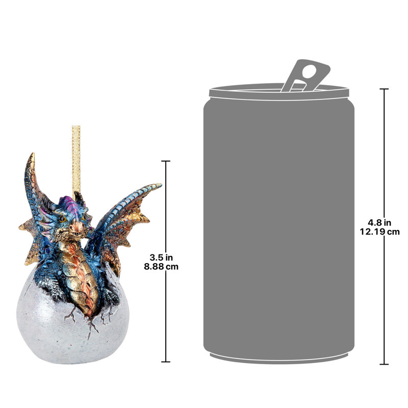 Hard Boiled Dragon Hanging Figurine Ornament