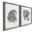 Toile avec cadre gris