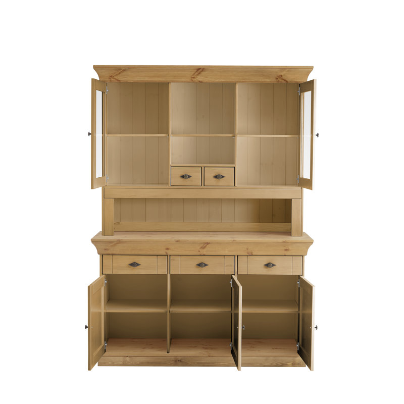 Kelly Display Cabinet, Leach-coloured