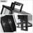 Amyann 22 in. 2-Light Matte Black Outdoor Wall Lantern Sconce with Clear Glass-2059543736-2059543737