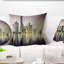 Miami Downtown Night Panorama - Coussin imprimé paysage urbain-29600519-29600523