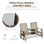 Banc d'extérieur avec table centrale Outsunny-1065075206