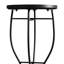 Metal Outdoor Side Table , 36cm W 36cm D