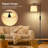 Taurice 62'' Arched Floor Lamp with Remote Control Bulb Included,Magnetic Design, Timer Added