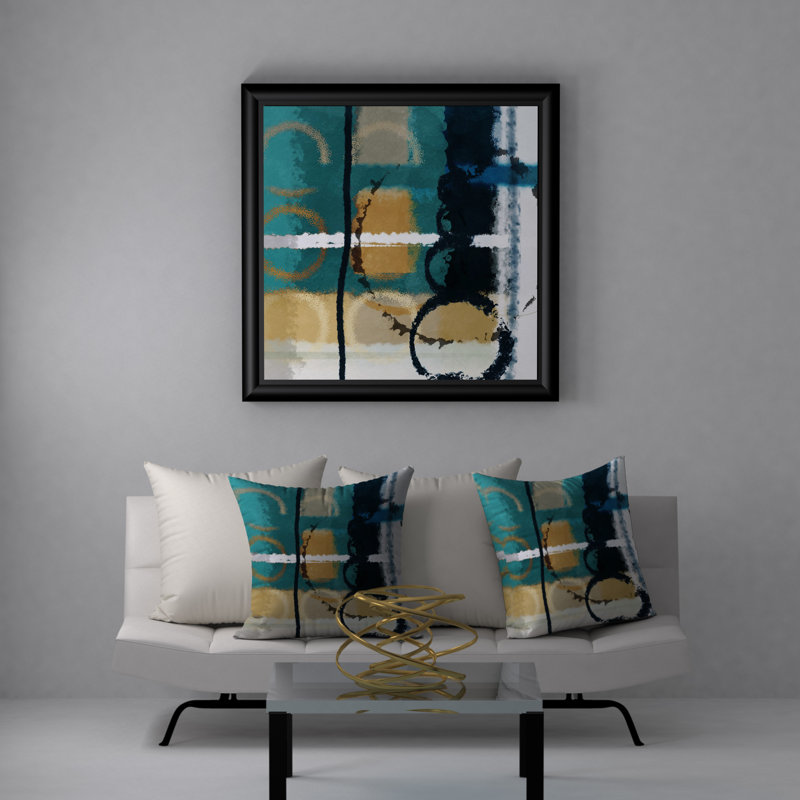 Housse de coussin décoratif carrée inégalée et encastrée, 24 po x 24 po