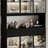 78.7'' H x 47.2'' W Bookcase With Glass Doors LED Lights Spacious Countertop-704873416