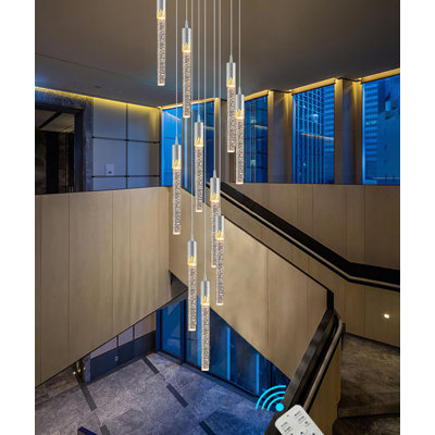 Luminaire suspendu en cristal 10 lumières Azria