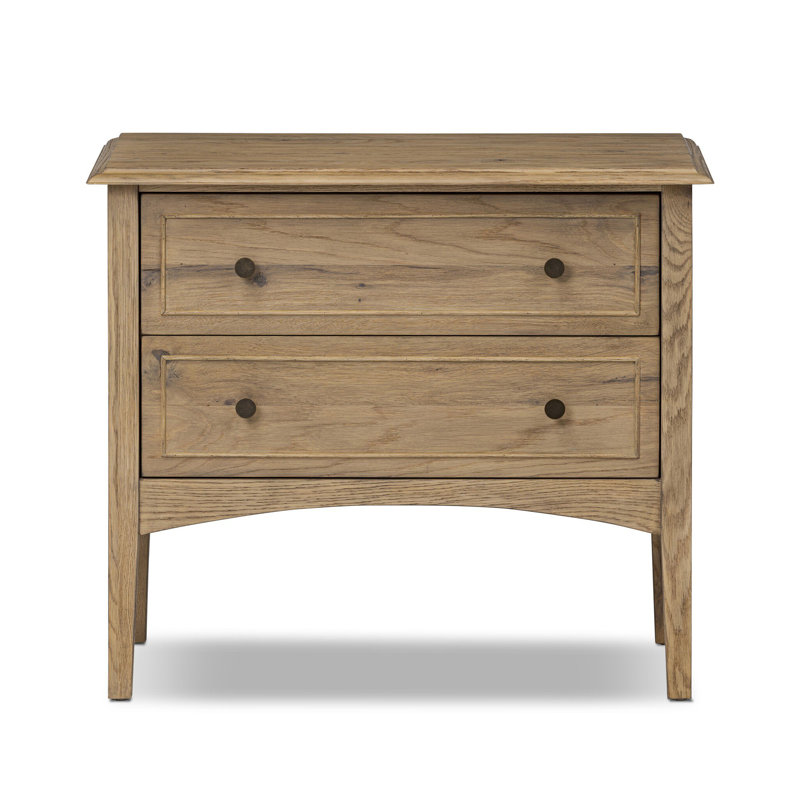 MAGGIE 2 - Drawer Nightstand, Light Brown