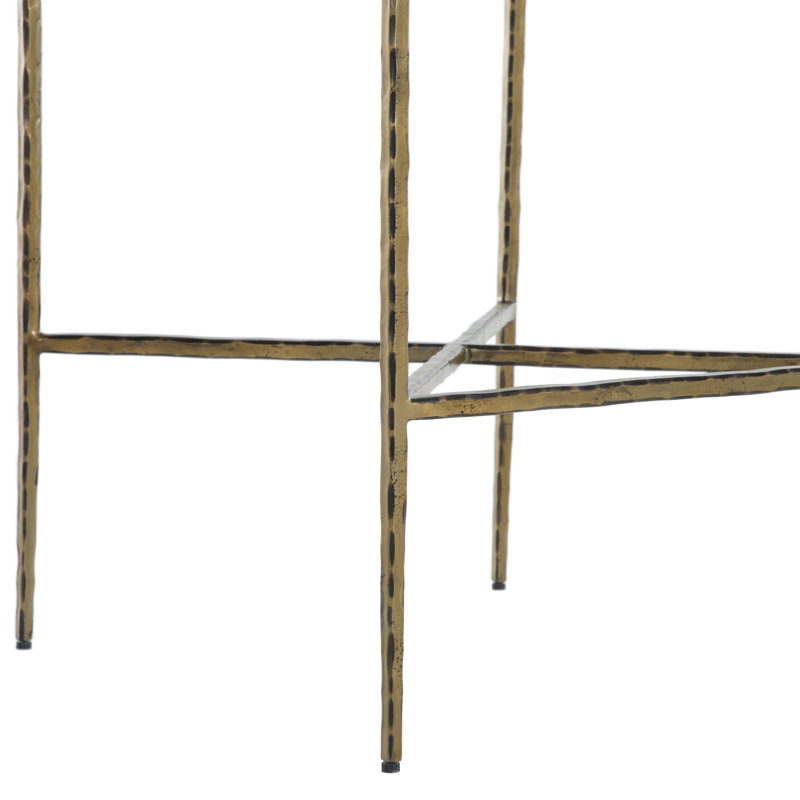 Landon Bar Stool - Gold, Bar Stool (29” Seat Height)