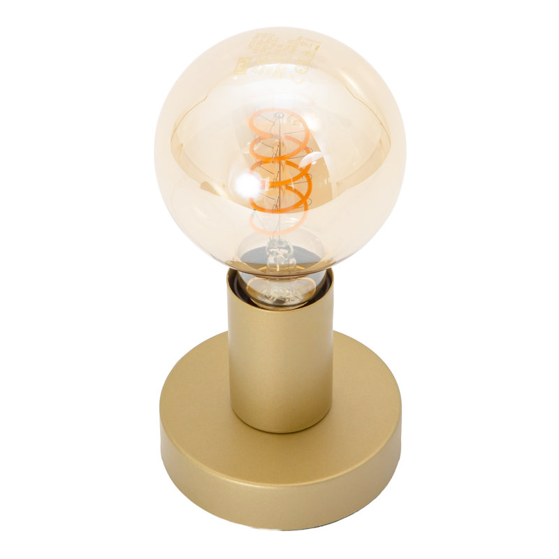 Metal Lamp Base Lamp, Gold