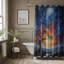 Rideau de douche standard 1 pièce Celestial Tides-416504200