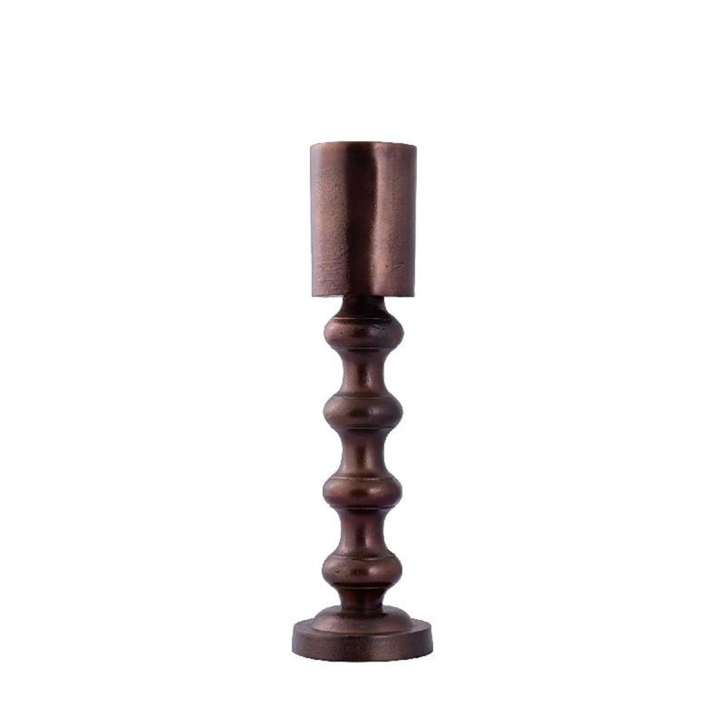 Aluminium Candelabra, 45cm H x 13cm W x 13cm D