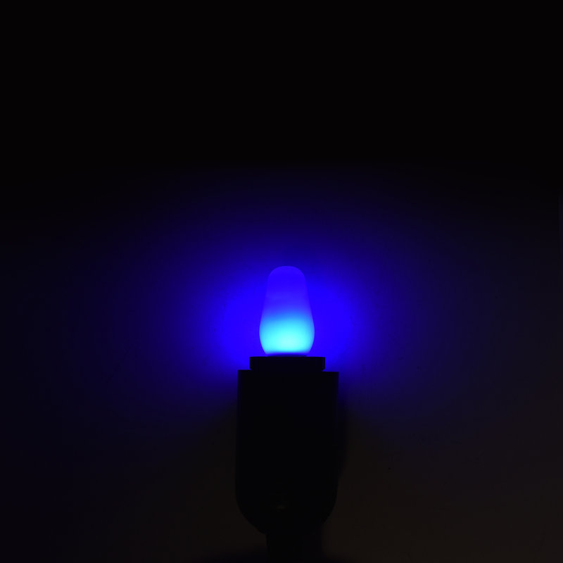 0,5 W, ampoule DEL à intensité variable C7 DEL, base, Bleu