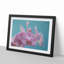 Lilac & Pink Orchids in Abstract - Picture Frame Graphic Art Print-55772470-55772473