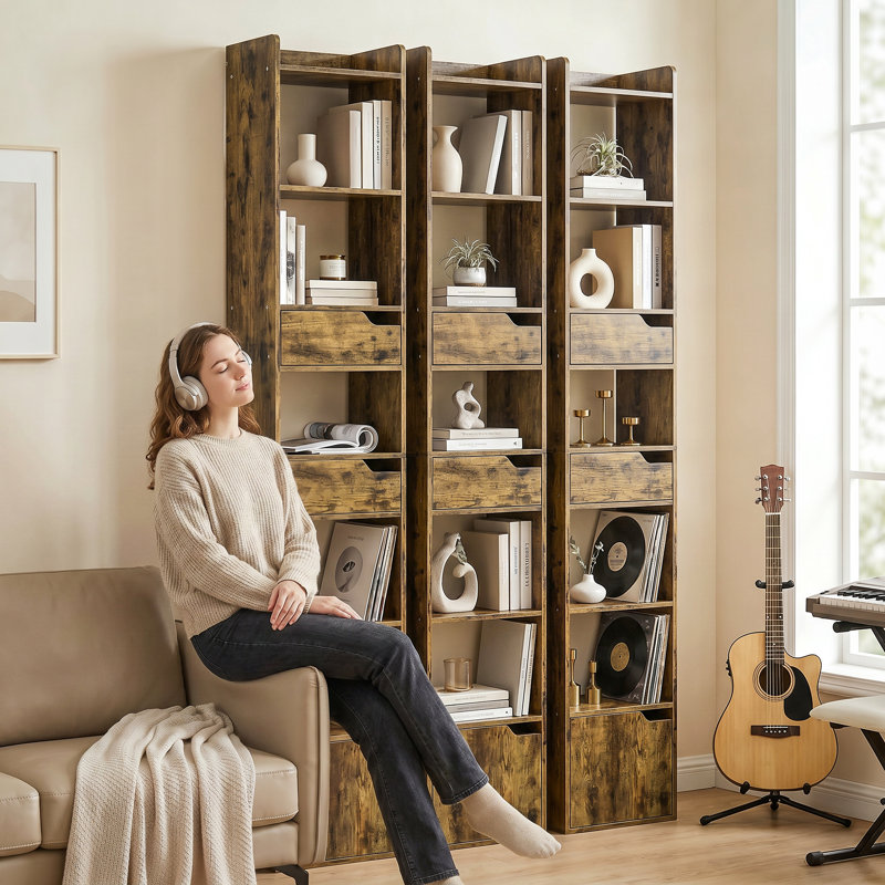 Bookcase, Rustic Brown