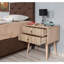 Jayda 60cm W Manufactured Wood Bedside Table