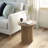 Modern Neutral Wooden Living Room End Table, Side Table 18"-928683155
