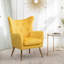 Fauteuil à oreilles Elegant Velvet-1523948381